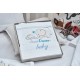 Σεντόνια Βρεφικά Με Κέντημα Κούνιας Σετ Baby Elephant Blue Cotton Cokitex (120x160) 3Τεμ