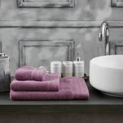 Πετσέτα Χεριών Bath Towels Series Dusty Purple Cotton Cokitex (30x50) 1Τεμ
