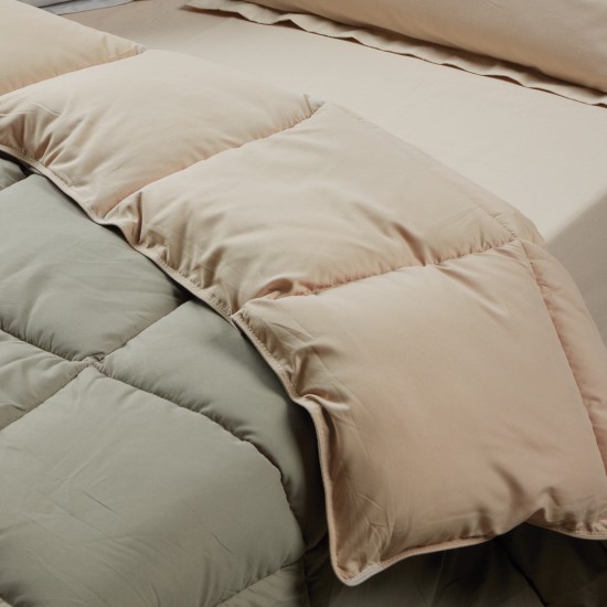 Πάπλωμα Μονό Happy 9692 Taupe Micro Das Home (160x240) 1Τεμ