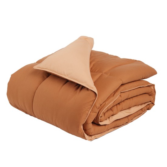 Πάπλωμα Μονό Happy 9694 Salmon - Teracotta Micro Das Home (160x240) 1Τεμ