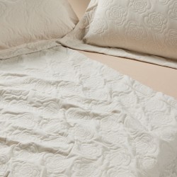 Κουβερλί King Size Happy 0288 White Microvelvet Das Home (240x250) 1Τεμ