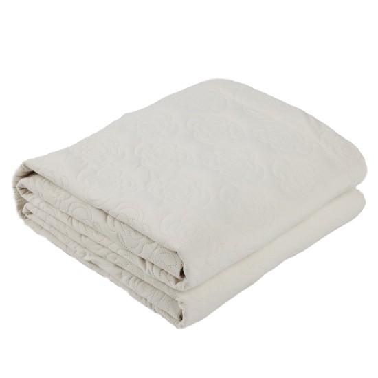 Κουβερλί King Size Happy 0288 White Microvelvet Das Home (240x250) 1Τεμ