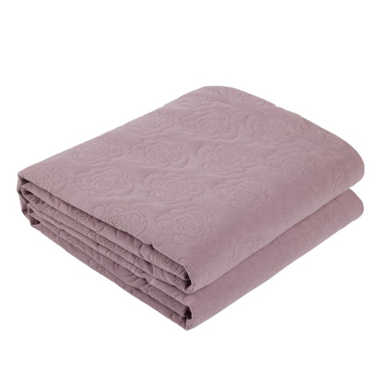 Κουβερλί King Size Happy 0289 Lilac Microvelvet Das Home (240x250) 1Τεμ