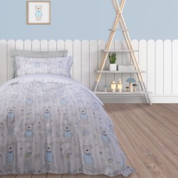 Παπλωματοθήκη Παιδική Μονή Σετ Kids Line Prints 4767 Cotton Das Home (160x240) 2Τεμ