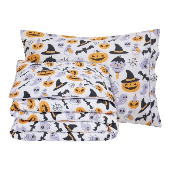 Παπλωματοθήκη Παιδική Μονή Σετ Kids 4967 Grey-Orange Das Home (160x240) 2Τεμ