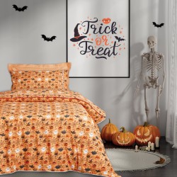 Παπλωματοθήκη Παιδική Μονή Σετ Kids 4969 Orange Das Home (160x240) 2Τεμ