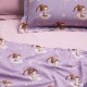 Παπλωματοθήκη Παιδική Μονή Σετ Kids 4972 Pink-Purple Cotton Das Home (160x240) 2Τεμ