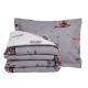 Παπλωματοθήκη Παιδική Μονή Σετ Kids 4976 Grey Cotton Das Home (160x240) 2Τεμ