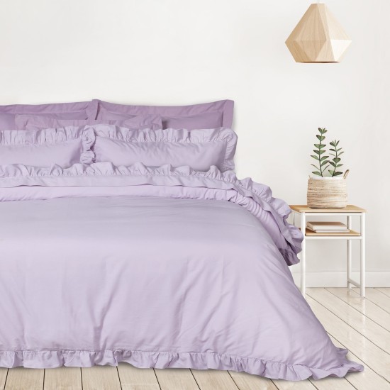 Παπλωματοθήκη Υπέρδιπλη Σετ Daily 3167 Percale Cotton Das Home (220x240) 3Τεμ