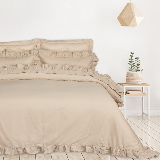 Παπλωματοθήκη Υπέρδιπλη Σετ Daily 3168 Percale Cotton Das Home (220x240) 3Τεμ