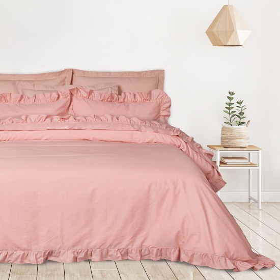 Παπλωματοθήκη Υπέρδιπλη Σετ Daily 3169 Percale Cotton Das Home (220x240) 3Τεμ