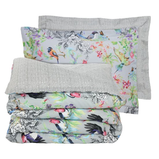 Παπλωματοθήκη Υπέρδιπλη Σετ Daily 3177 Multicolor Cotton Das Home (220x240) 3Τεμ