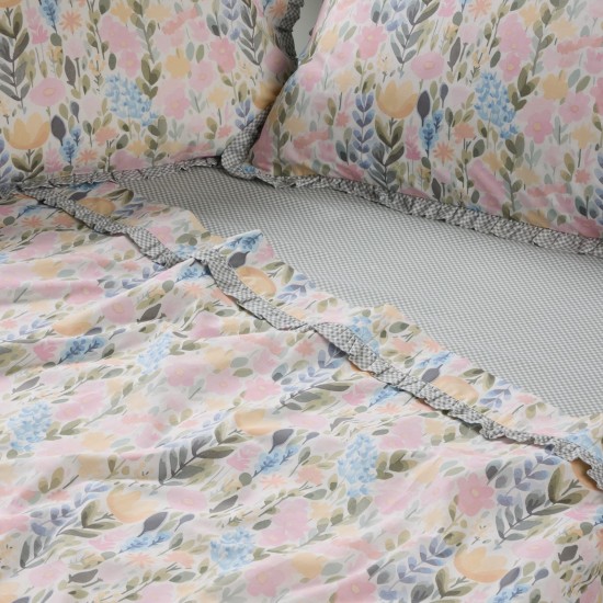 Παπλωματοθήκη Υπέρδιπλη Σετ Daily Prints 3184 Cotton Das Home (220x240) 3Τεμ