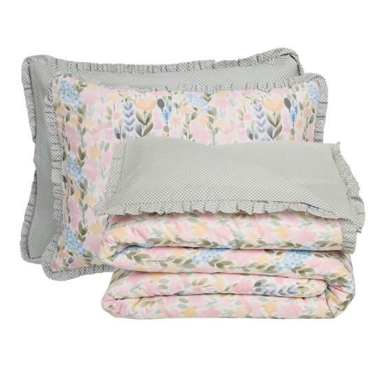 Παπλωματοθήκη Υπέρδιπλη Σετ Daily Prints 3184 Cotton Das Home (220x240) 3Τεμ