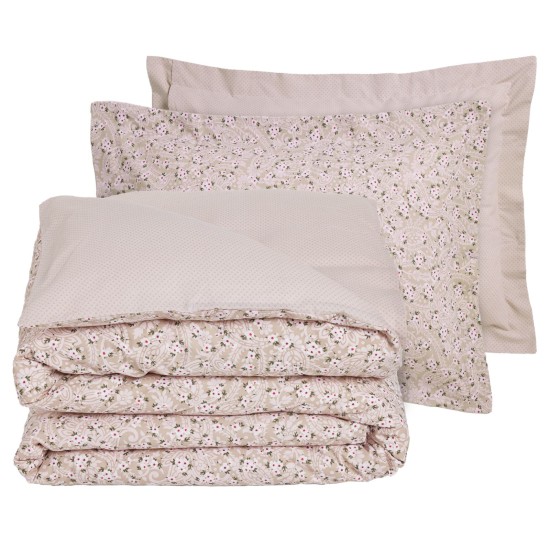 Παπλωματοθήκη Υπέρδιπλη Σετ Casual 5434 Taupe Das Home (220x240) 3Τεμ