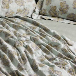 Παπλωματοθήκη Μονή Σετ Happy 9686 Mint Cotton Das Home (160x240) 2Τεμ