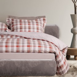 Παπλωματοθήκη Μονή Σετ Happy 9690 Taupe Cotton Das Home (160x240) 2Τεμ