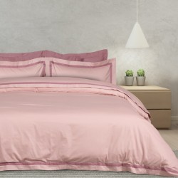 Παπλωματοθήκη Υπέρδιπλη Σετ Executive 1697 Satin Cotton Das Home (220x240) 3Τεμ