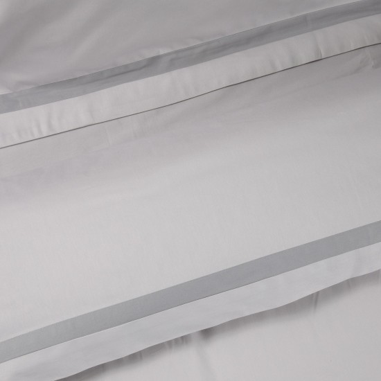 Παπλωματοθήκη Υπέρδιπλη Σετ Executive 1698 Satin Cotton Das Home (220x240) 3Τεμ