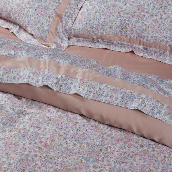 Παπλωματοθήκη Υπέρδιπλη Σετ Executive 1706 Pink 310TC Tencel Das Home (220x240) 3Τεμ