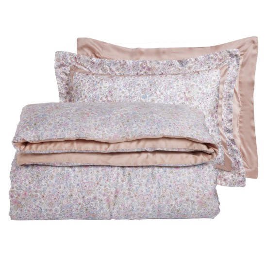 Παπλωματοθήκη Υπέρδιπλη Σετ Executive 1706 Pink 310TC Tencel Das Home (220x240) 3Τεμ