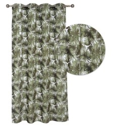 Κουρτίνα Με Κρίκους Curtain Line Prints 2179 Pol. Das Home (140x260) 1Τεμ