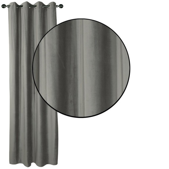 Κουρτίνα Με Κρίκους Curtain Line Velvet 2230 Das Home (140x270) 1Τεμ
