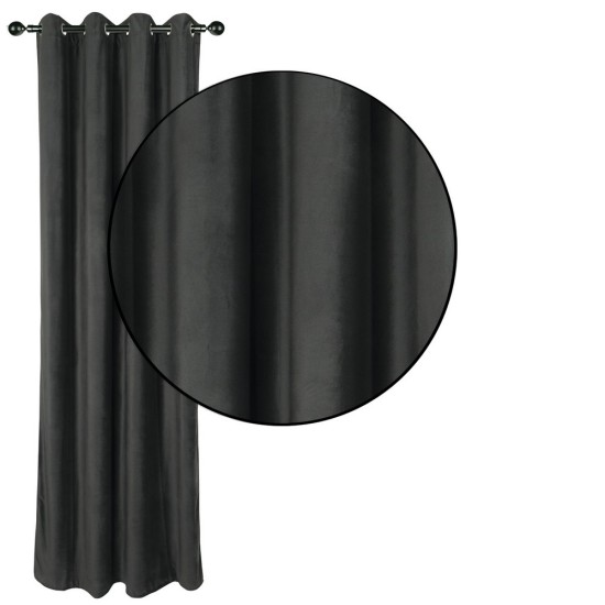 Κουρτίνα Με Κρίκους Curtain Line Velvet 2232 Das Home (140x270) 1Τεμ