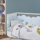 Κουβέρτα Βελουτέ Βρεφική Κούνιας Baby 4977 Mint-Taupe Cotton Das Home (110x140) 1Τεμ