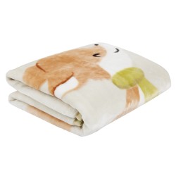 Κουβέρτα Βελουτέ Βρεφική Κούνιας Baby 4978 Beige-Teracotta Cotton Das Home (110x140) 1Τεμ
