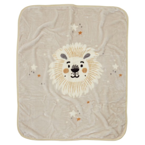 Κουβέρτα Βελουτέ Βρεφική Κούνιας Baby 4979 Taupe Cotton Das Home (110x140) 1Τεμ