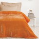 Κουβέρτα Βελουτέ Μονή Blankets Velour 0297 Salmon Das Home (160x220) 1Τεμ