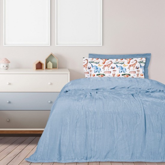 Κουβέρτα Βελουτέ Μονή Blanket Line Velour 1344 Das Home (160x220) 1Τεμ
