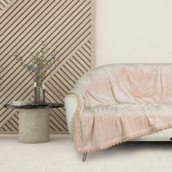 Κουβέρτα Fleece Καναπέ 1185 Pom -Pom Das Home (130x170) 1Τεμ