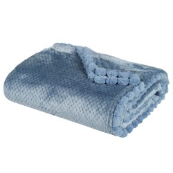 Κουβέρτα Fleece Καναπέ 1186 Pom -Pom Das Home (130x170) 1Τεμ