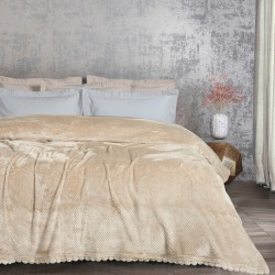 Κουβέρτα Fleece Υπέρδιπλη 1187 Pom -Pom Das Home (220x240) 1Τεμ
