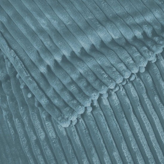 Κουβέρτα Fleece Υπέρδιπλη Blanket Line Pom-Pom 1355 Das Home (220x240) 1Τεμ