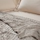 Κουβέρτα Fleece Υπέρδιπλη Blankets Bubble 1370 Taupe Das Home (220x240) 1Τεμ