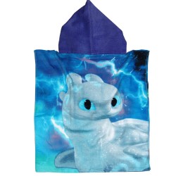 Πόντσο Θαλάσσης Παιδικό Cartoon Line Prints Train Your Dragon 5868 Cotton Das Home (50x115) 1Τεμ