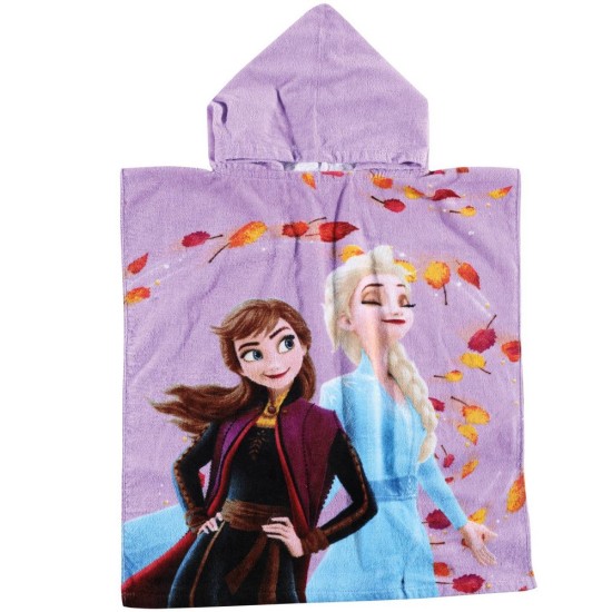 Πόντσο Θαλάσσης Παιδικό Cartoon Line Prints Frozen 5870 Cotton Das Home (50x115) 1Τεμ