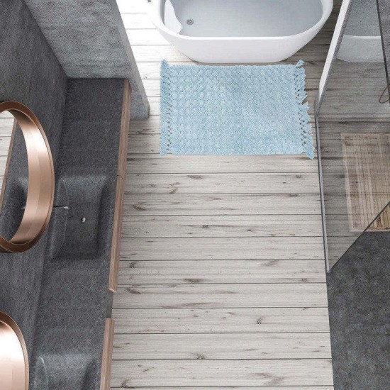 Πατάκι Μπάνιου Bathmats Colours 0564 L.Blue Cotton Das Home (50x80) 1Τεμ