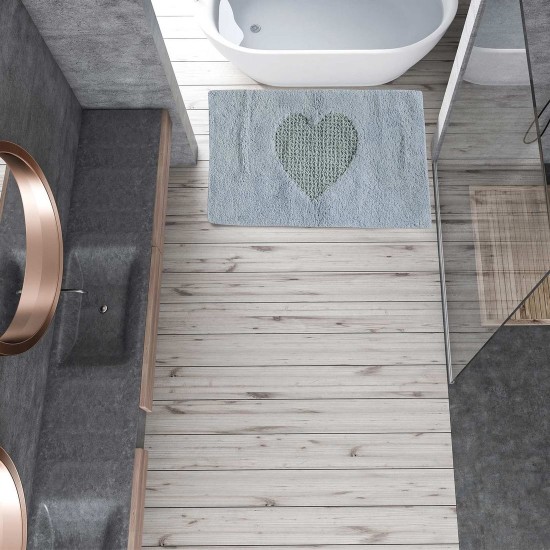 Πατάκι Μπάνιου Bathmats Colours L.Blue 0576 Cotton Das Home (50x80) 1Τεμ