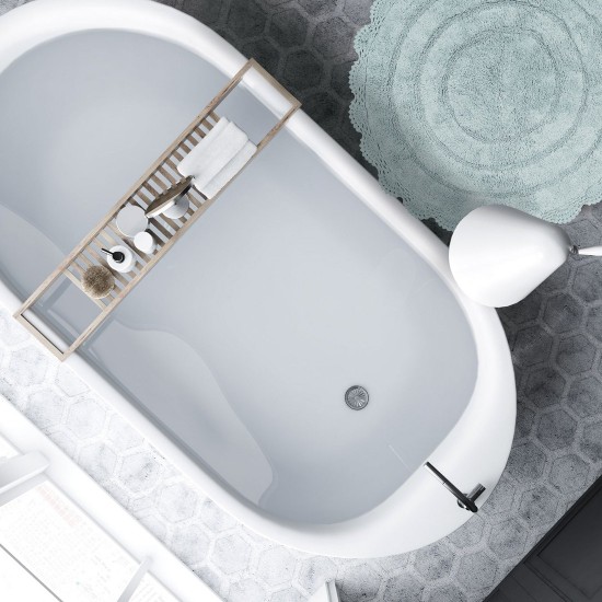 Πατάκι Μπάνιου Bathmats Colours 0635 Cotton Das Home (Φ60) 1Τεμ