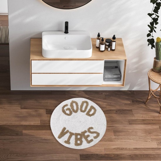 Πατάκι Μπάνιου Bathmats Colours 0679 Cotton Das Home (Φ60) 1Τεμ