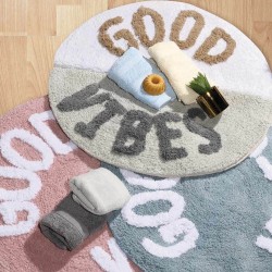 Πατάκι Μπάνιου Bathmats Colours 0680 Cotton Das Home (Φ60) 1Τεμ