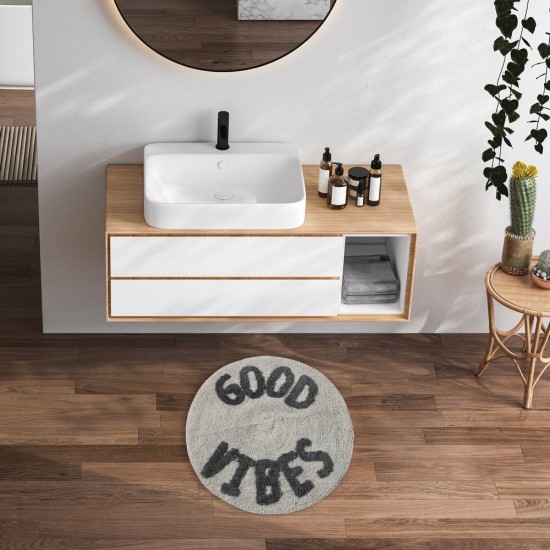 Πατάκι Μπάνιου Bathmats Colours 0682 Cotton Das Home (Φ60) 1Τεμ