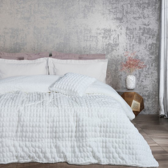 Κουβερτοπάπλωμα Με Sherpa Μονό 1176 Fleece Das Home (160x220) 1Τεμ