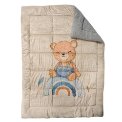 Κουβερτοπάπλωμα Παιδικό Με Sherpa Μονό Blanket Kid 4925 Das Home (160x220) 1Τεμ