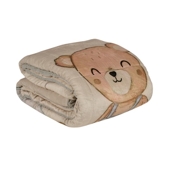 Κουβερτοπάπλωμα Παιδικό Με Sherpa Μονό Blanket Kid 4925 Das Home (160x220) 1Τεμ