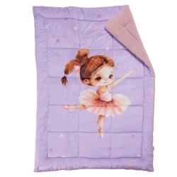 Κουβερτοπάπλωμα Παιδικό Με Sherpa Μονό Kids 4972 Pink-Purple Fleece Das Home (160x220) 1Τεμ